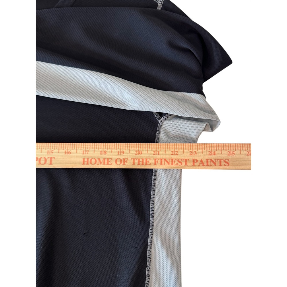 Alo Sport Mens CoolFit Long Sleeve Performance Shirt Black Grey XXL Colorblock - Picture 7 of 8